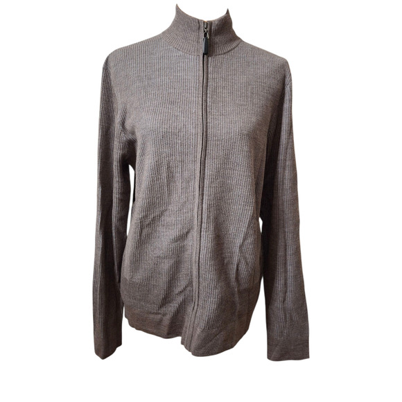 Saks Fifth Avenue Jackets & Blazers - Saks Fifth Avenue Waffle Knit Sweater Jacket Size M